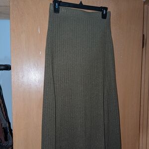 SHEIN Olive Maxi Skirt